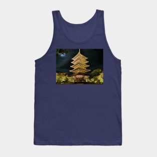 Toji temple at night Tank Top